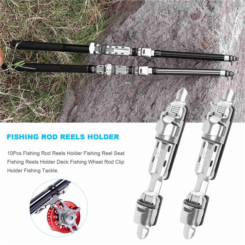 ABPF 10 Buah Tempat Penyimpana - Fishing Rod Holder ulasan dan harga