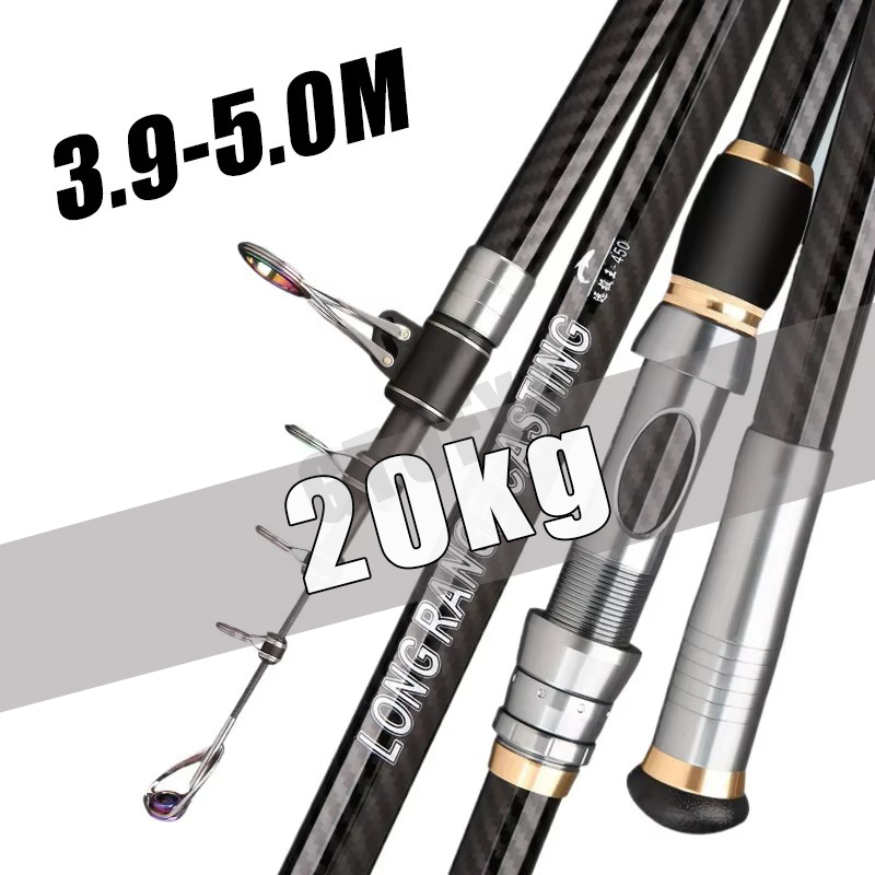 Joran Pancing Teleskopik 3.9m  - Fishing Rod Surf ulasan dan harga