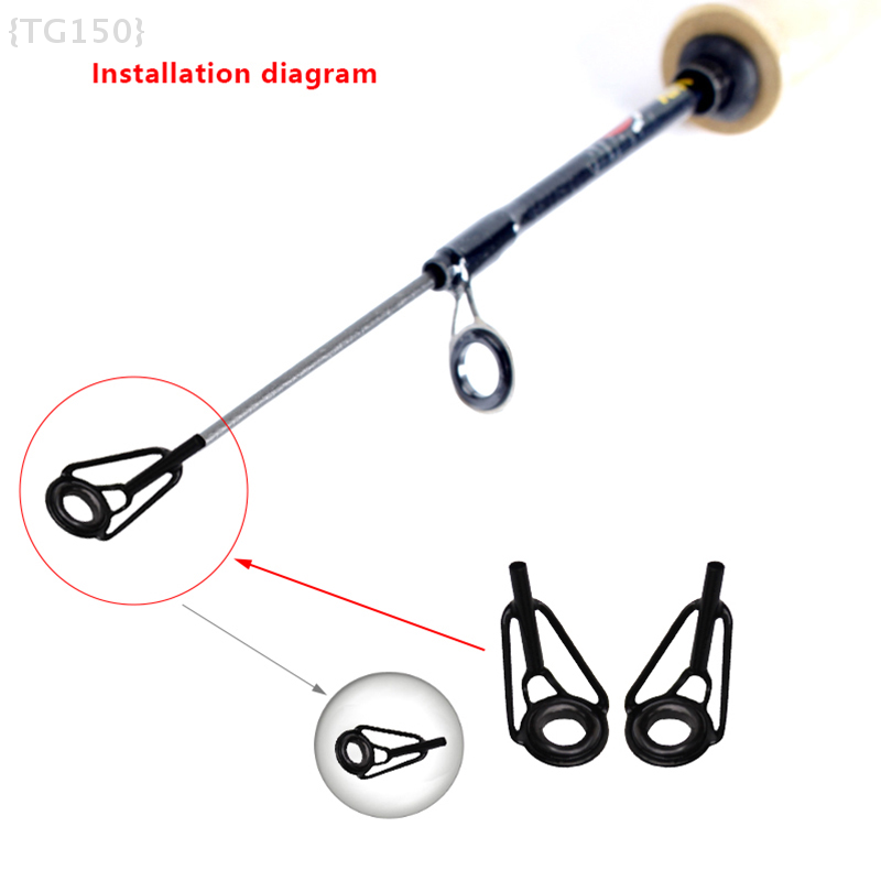 【F2-TG150】Panduan Ujung Joran  - Fishing Rod Repair Kit ulasan dan harga