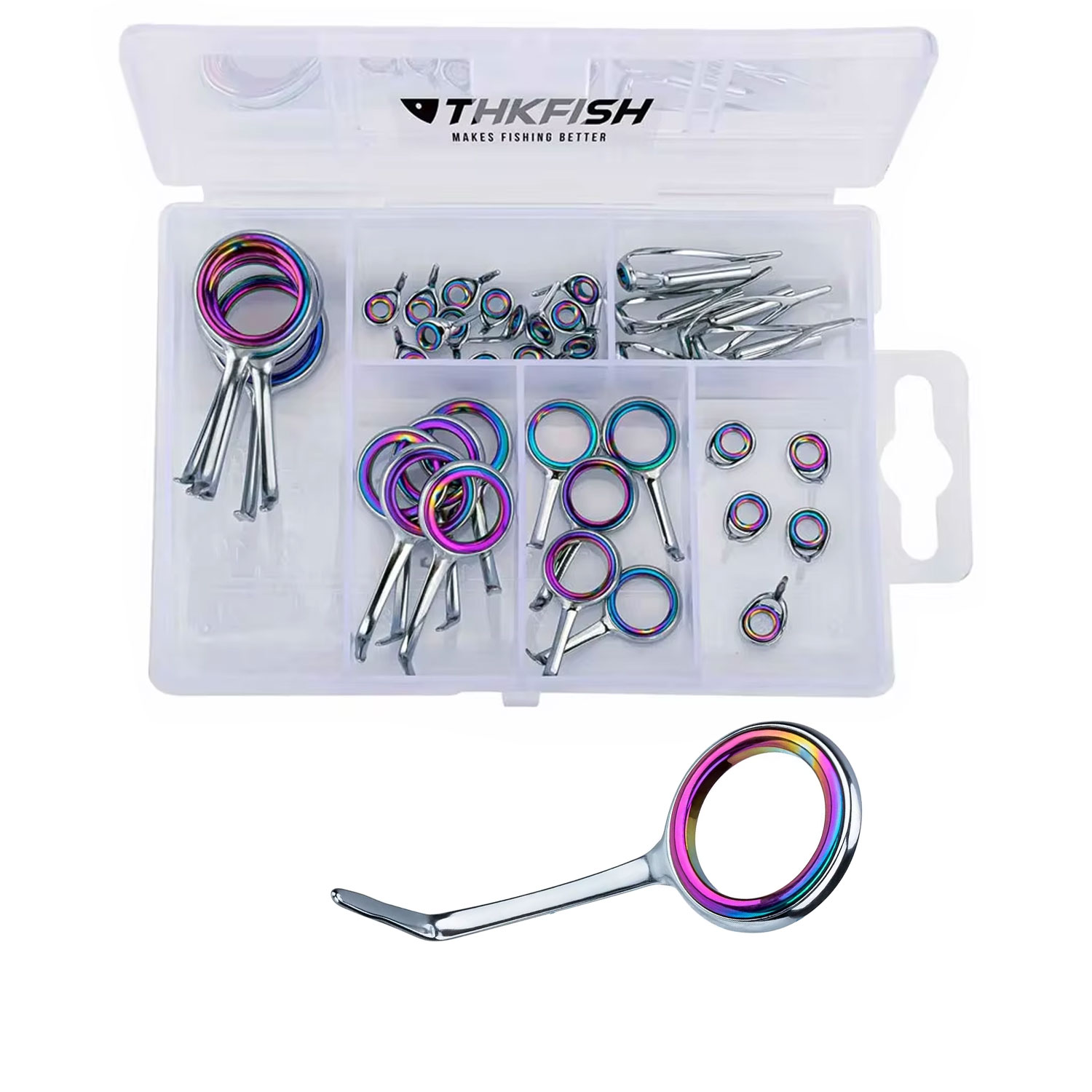 Set joran pancing warna-warni  - Fishing Rod Tip Replacement ulasan dan harga